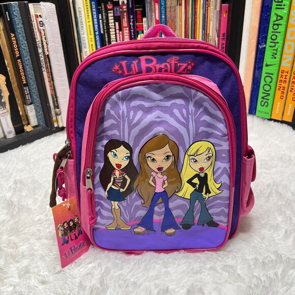 MGA LIL BRATZ MINI PINK BACKPACK / BOOK BAG - Picture 1 of 5